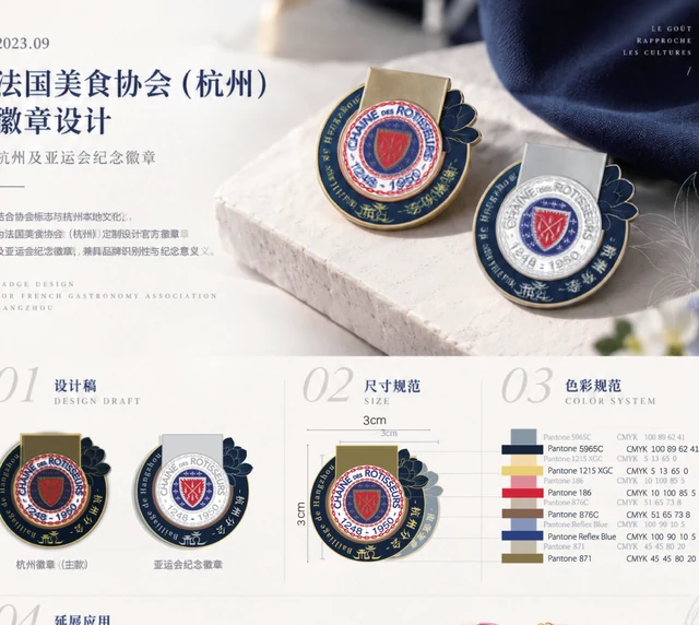 味觉与文化 · 纪念徽章的设计作品