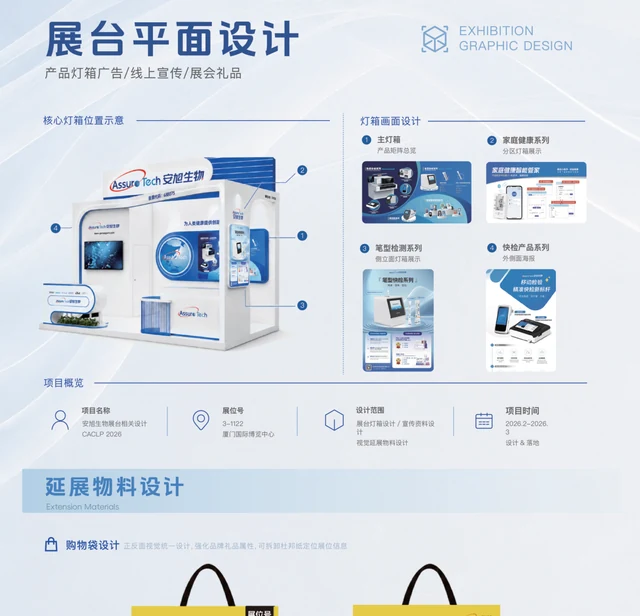 从视觉到现场 · 医疗展台的设计作品